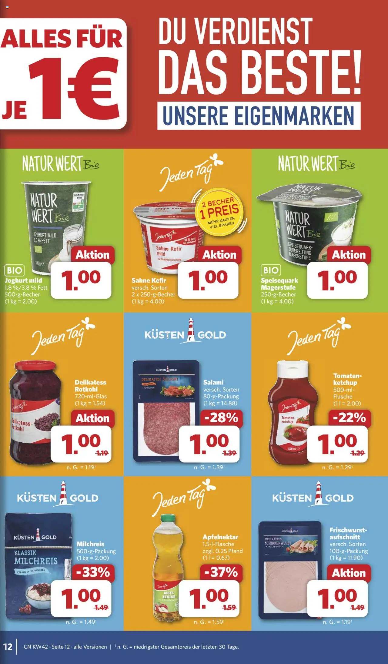 Combi Prospekt 	 – gültig ab 13.10.2025 | Seite: 12 | Produkte: Kefir, Joghurt, Äpfel, Ketchup