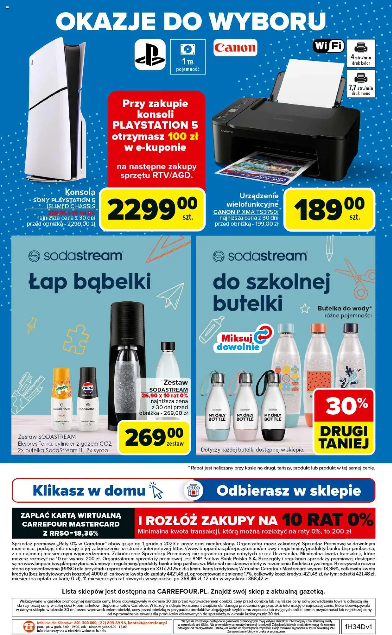 Carrefour Gazetka - Multimedia od 18.08.2025 | Strona: 16 | Produkty: Karta, Playstation, Konsola, Sodastream