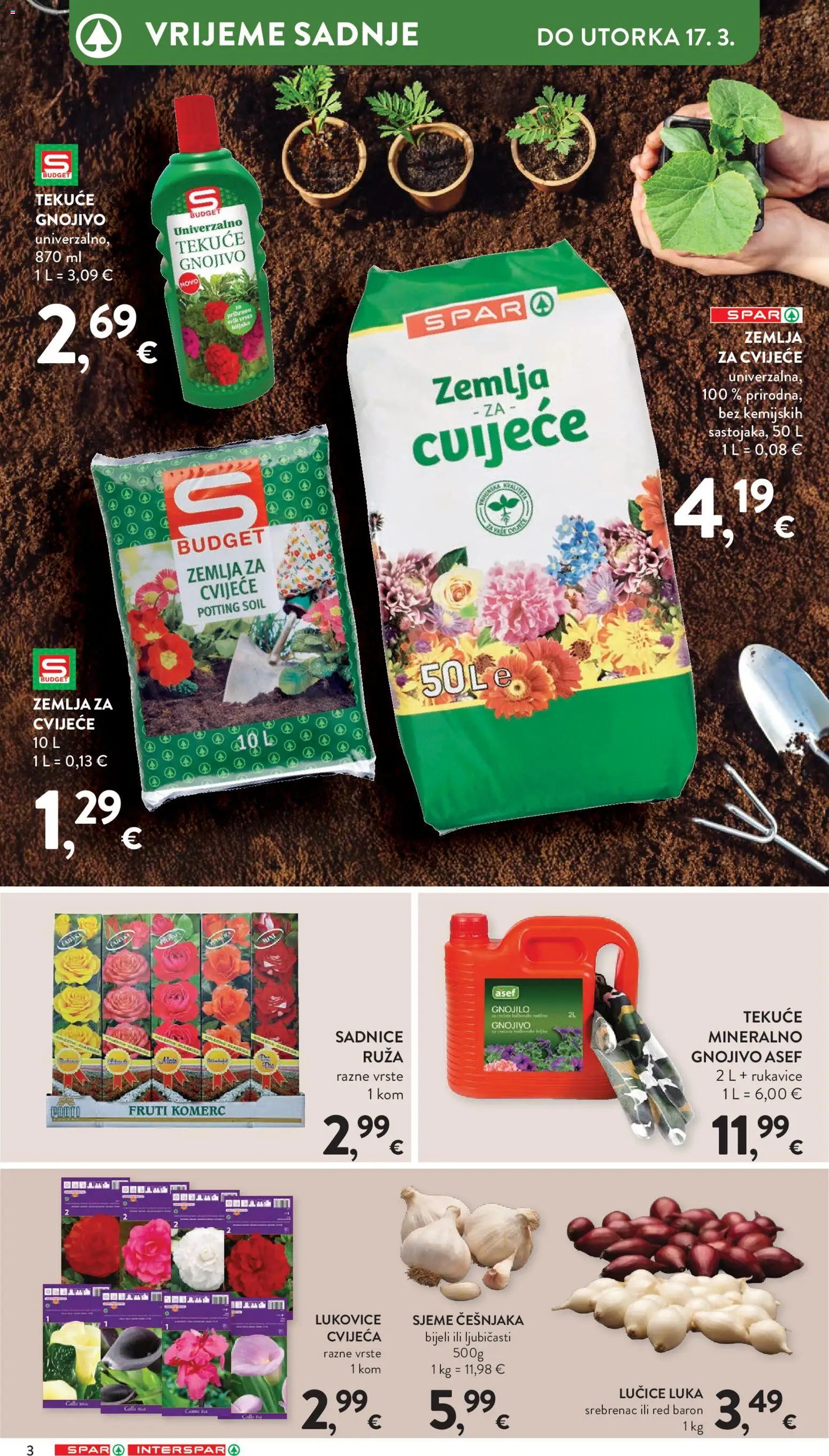 Interspar katalog | vrijedi od 18.02.2026 | Stranica: 3 | Proizvodi: Cvijeće, Rukavice, Zemlja za cvijeće