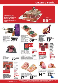 Vista previa Hipercor catálogo válido desde el 09.04.2026 | Página: 13 | Productos: Jamón, Té, Νυχτικό, Mortadela