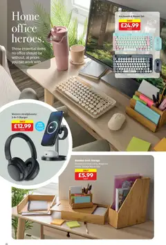 Preview of Aldi - Weekly offers UK Specialbuys valid from 05.02.2026 | Page: 20 | Products: Box, Storage box, Keyboard