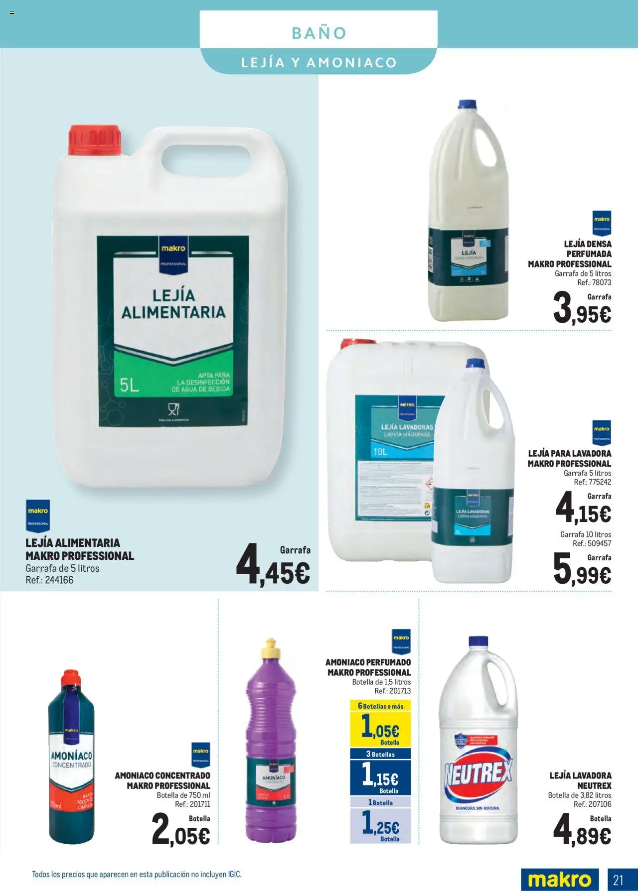 Makro - Especial Limpieza Canarias │ válido desde el 01.09.2025 | Página: 21 | Productos: Lima, Lavadora, Baño