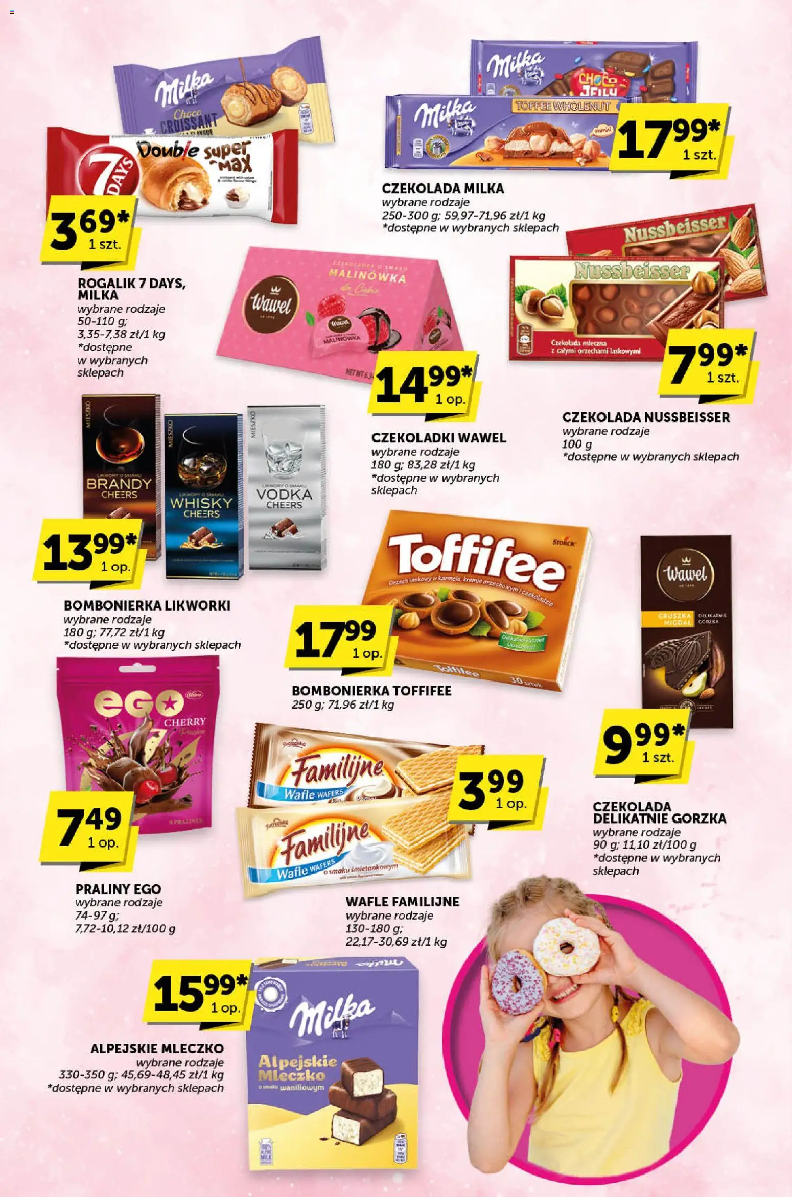 Euro Sklep Gazetka - Katalog od 19.02.2026 | Strona: 20 | Produkty: Czekoladki, Wafle, Czekolada milka, Vodka
