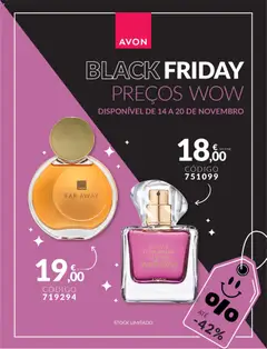 Pré-visualização Avon - Black Friday válido de 14.11.2025