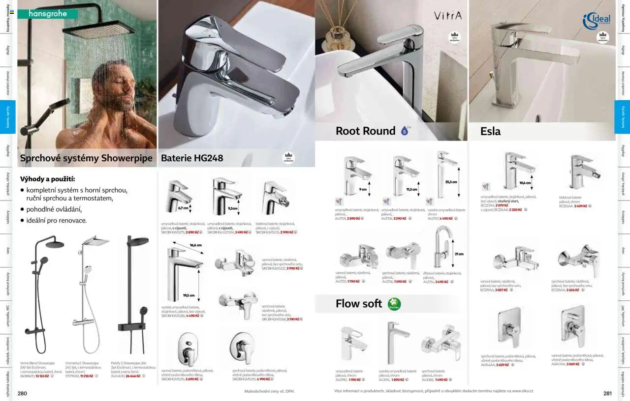 Siko koupelny katalog Koupelny 2025/2026 od 14.10.2025 | Strana: 141 | Produkty: Wc, Baterie