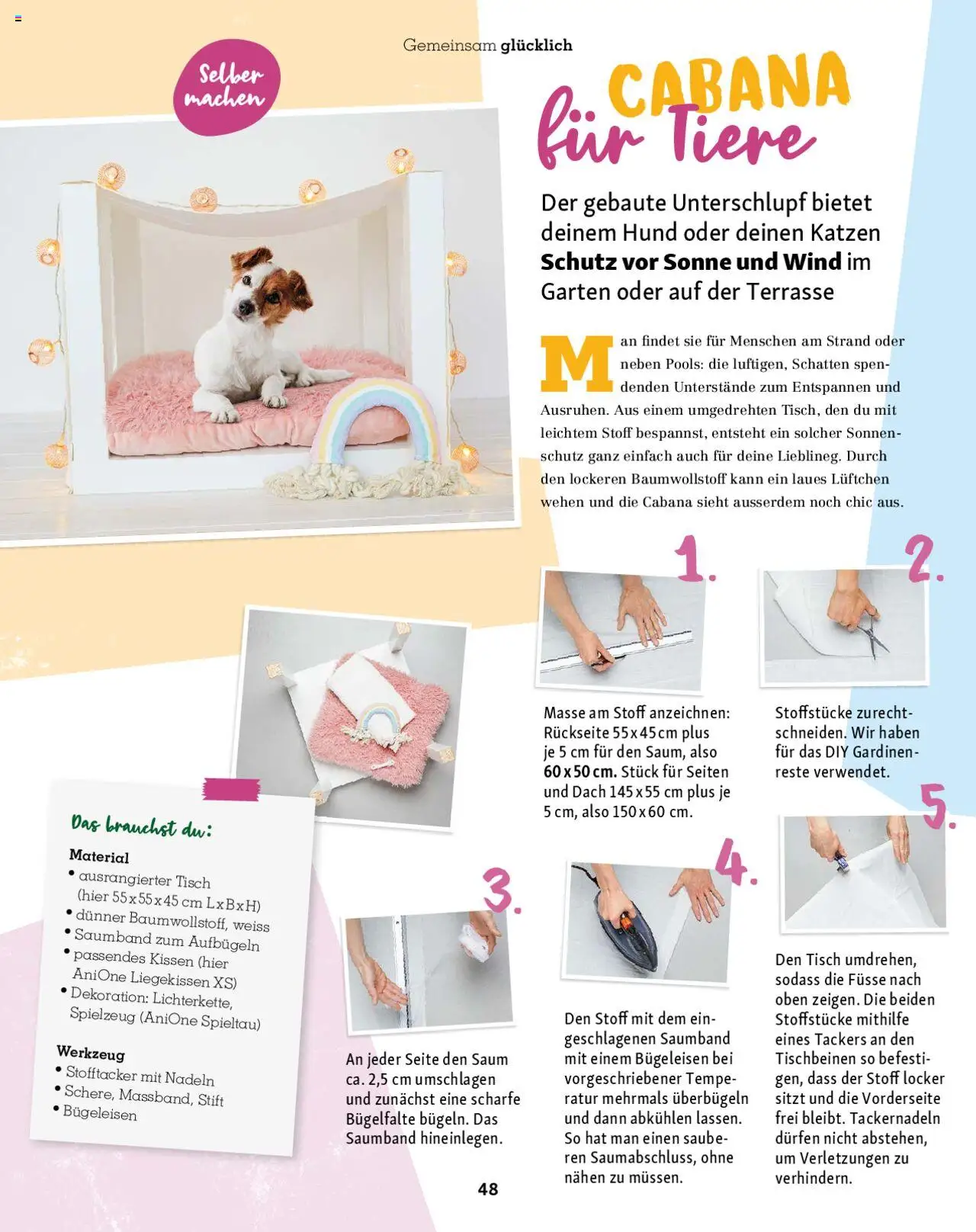 Fressnapf Magazin ab 01.07.2025 | Seite: 48 | Produkte: Tisch, Kissen, Bügeleisen