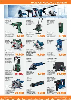 Crafter majstorski katalog - pregled Crafter kataloga - važi od 15.09.2025 | Strana: 5 | Proizvode: Usisivač, Čekić, Bušilica, Baterije