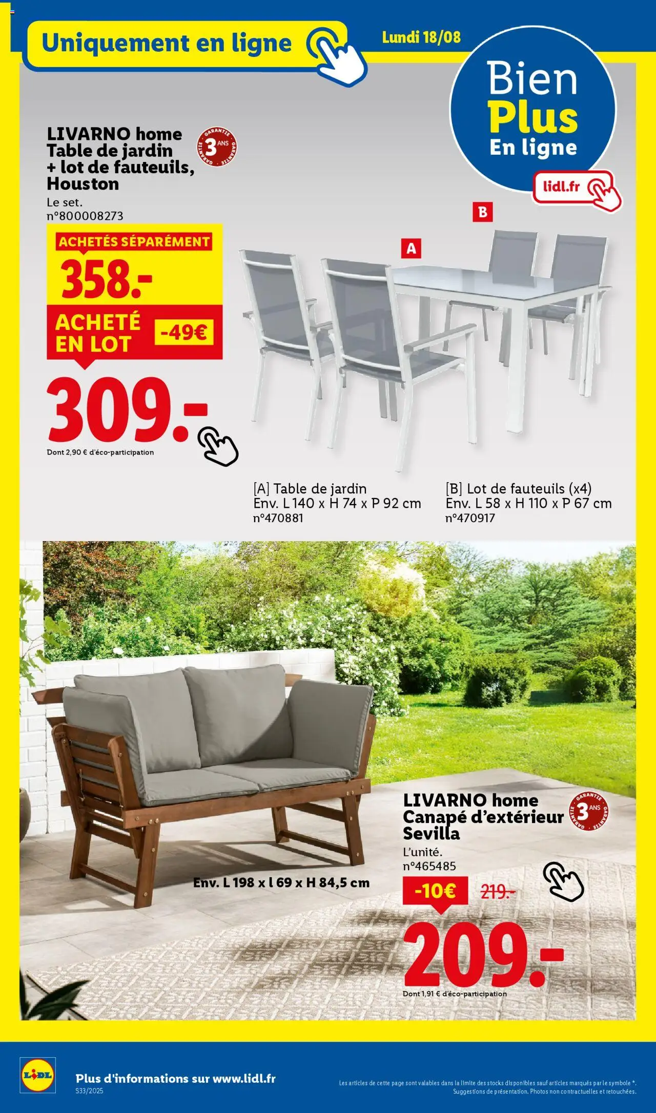  | Page: 68 | Produits: Sofa, Table de jardin, Canapé, Table