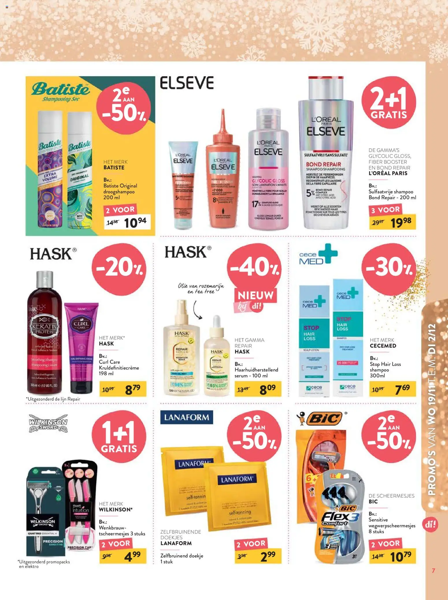 {H1} | Pagina: 7 | Producten: Lijn, Shampoo, Droogshampoo, Olie