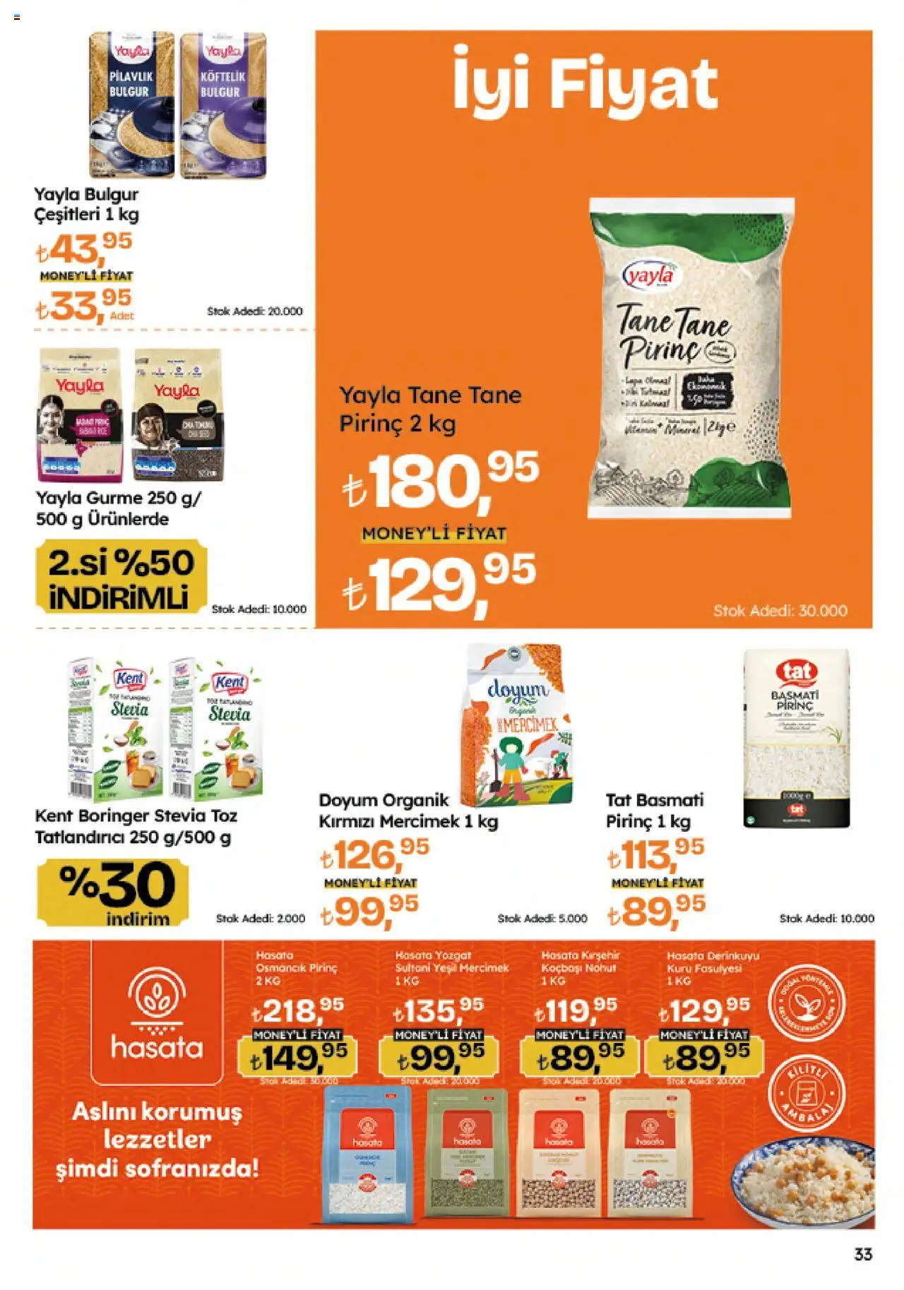 Migros Katalog - Migroskop - 07.08.2025 tarihinden itibaren geçerlidir | Sayfa: 33 | Ürünler: Ravioli, Pirinç, Tatlandırıcı