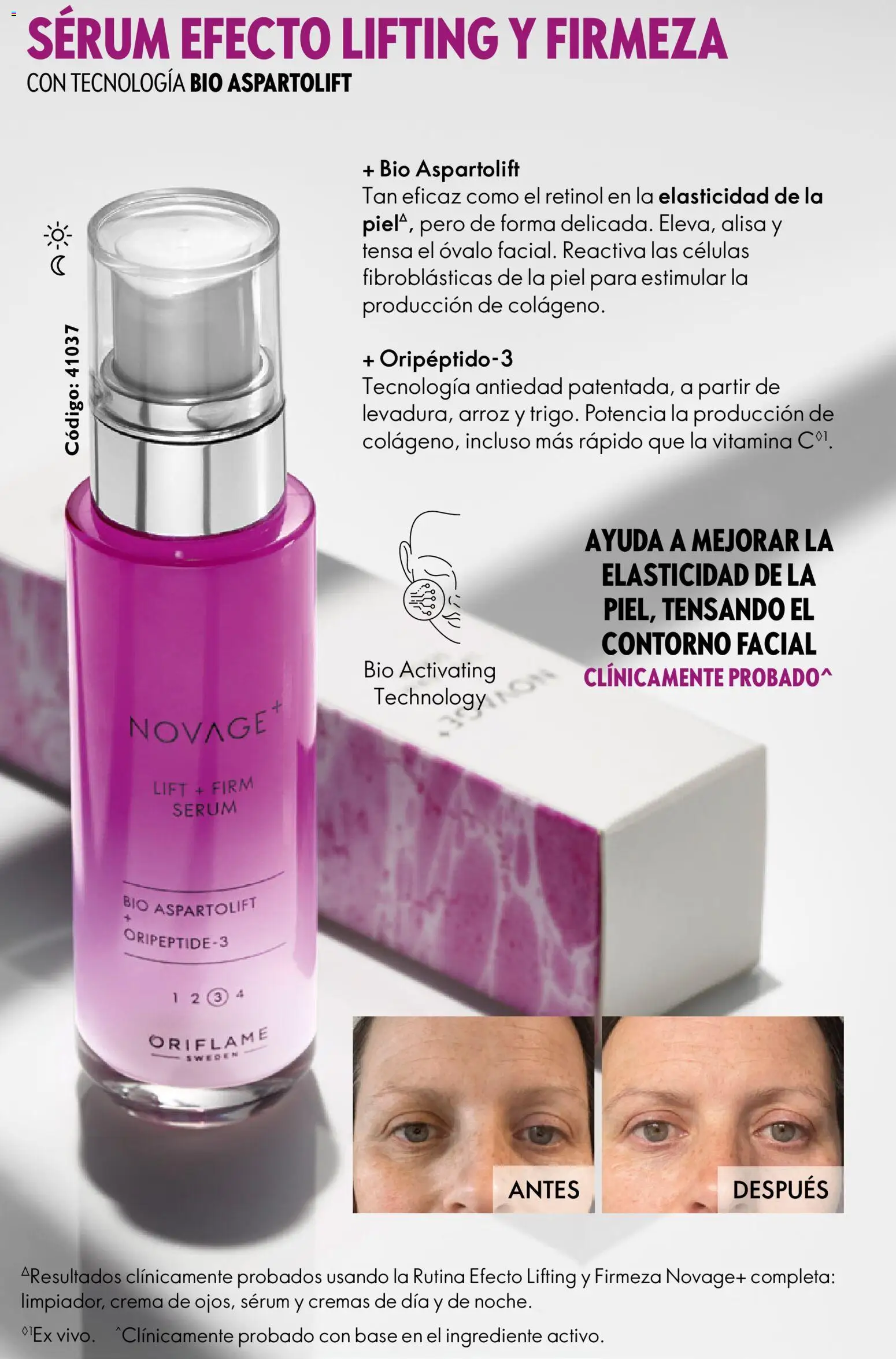 Oriflame - Guía de Producto Novage+ 2025 │ válido desde el 03.11.2025 | Página: 17 | Productos: Sérum, Arroz, Crema