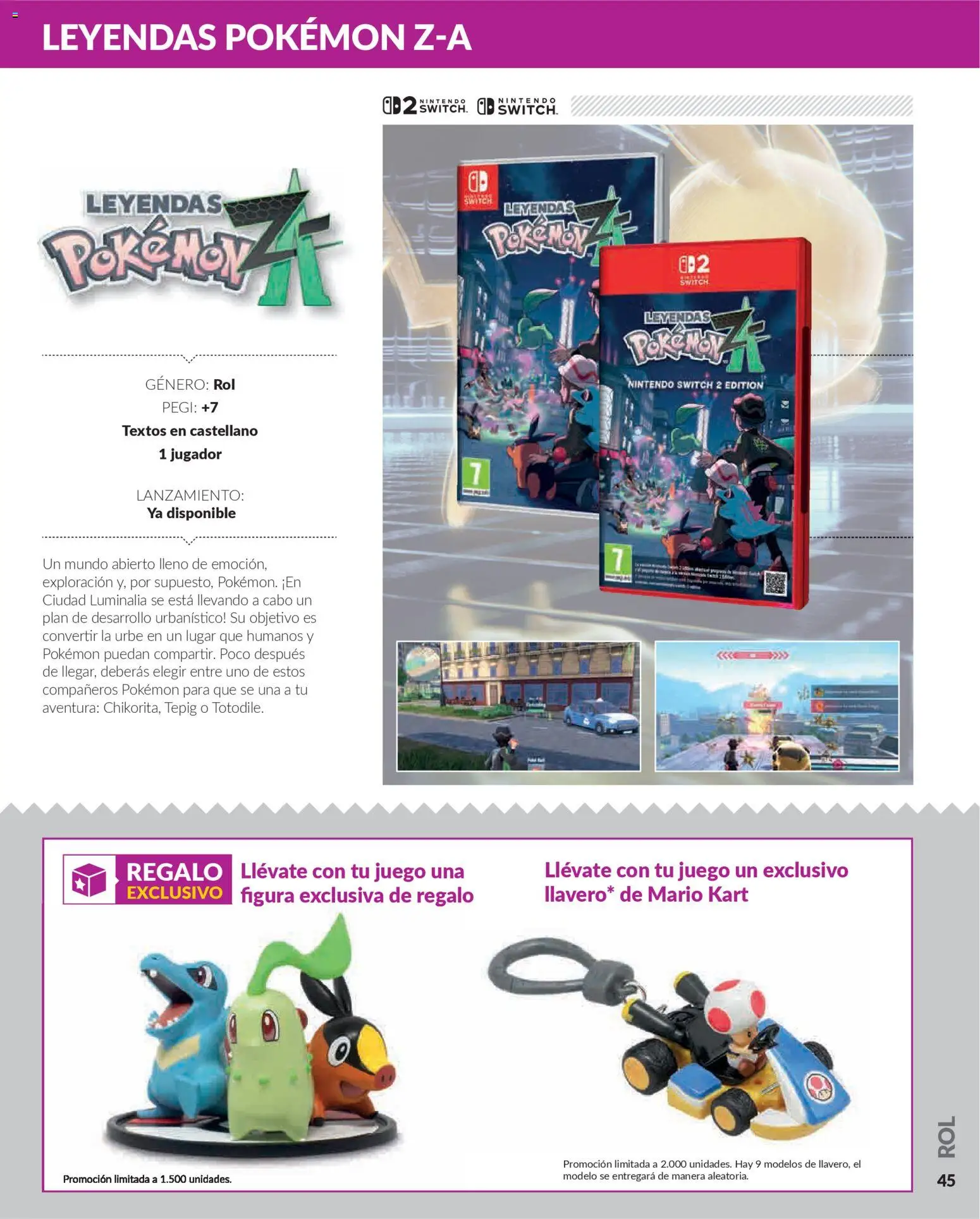 Game folleto │ válido desde el 03.12.2025 | Página: 45 | Productos: Nintendo, Jugador