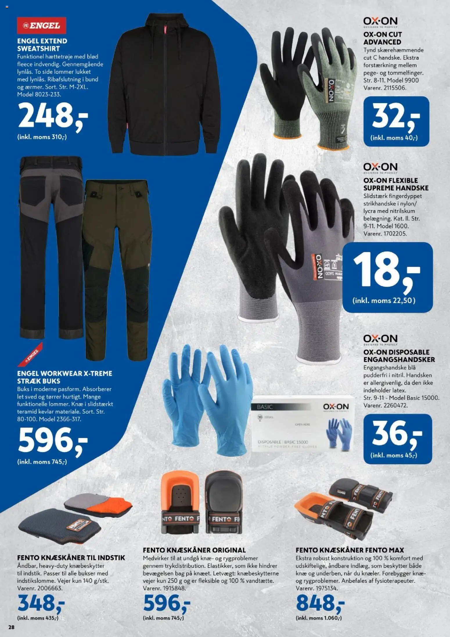 Davidsen tilbudsavis – gyldig fra 07.04.2026 | Side: 28 | Produkter: Hættetrøje, Bukser, Søm