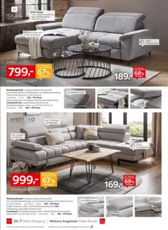 XXXL Lutz Prospekt 	 ab 25.01.2026 gültig | Seite: 8 | Produkte: Wohnlandschaft, Bett, Couchtisch