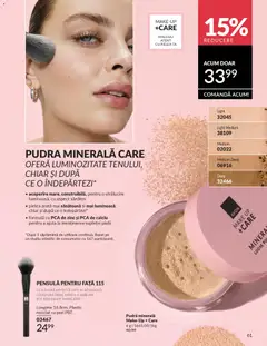 Ofertele Avon valabile de la 01.03.2026 | Pagină: 63 | Produse: Machiaj, Pudră