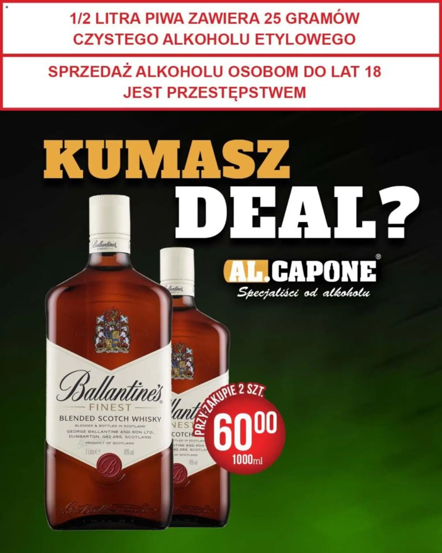Al.Capone Gazetka od 16.12.2025 | Strona: 3 | Produkty: Whisky