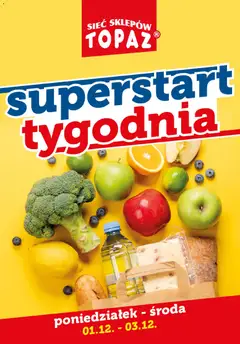 Pogląd oferty "Topaz Gazetka - Superstart tygodnia" - ważna od 01.12.2025