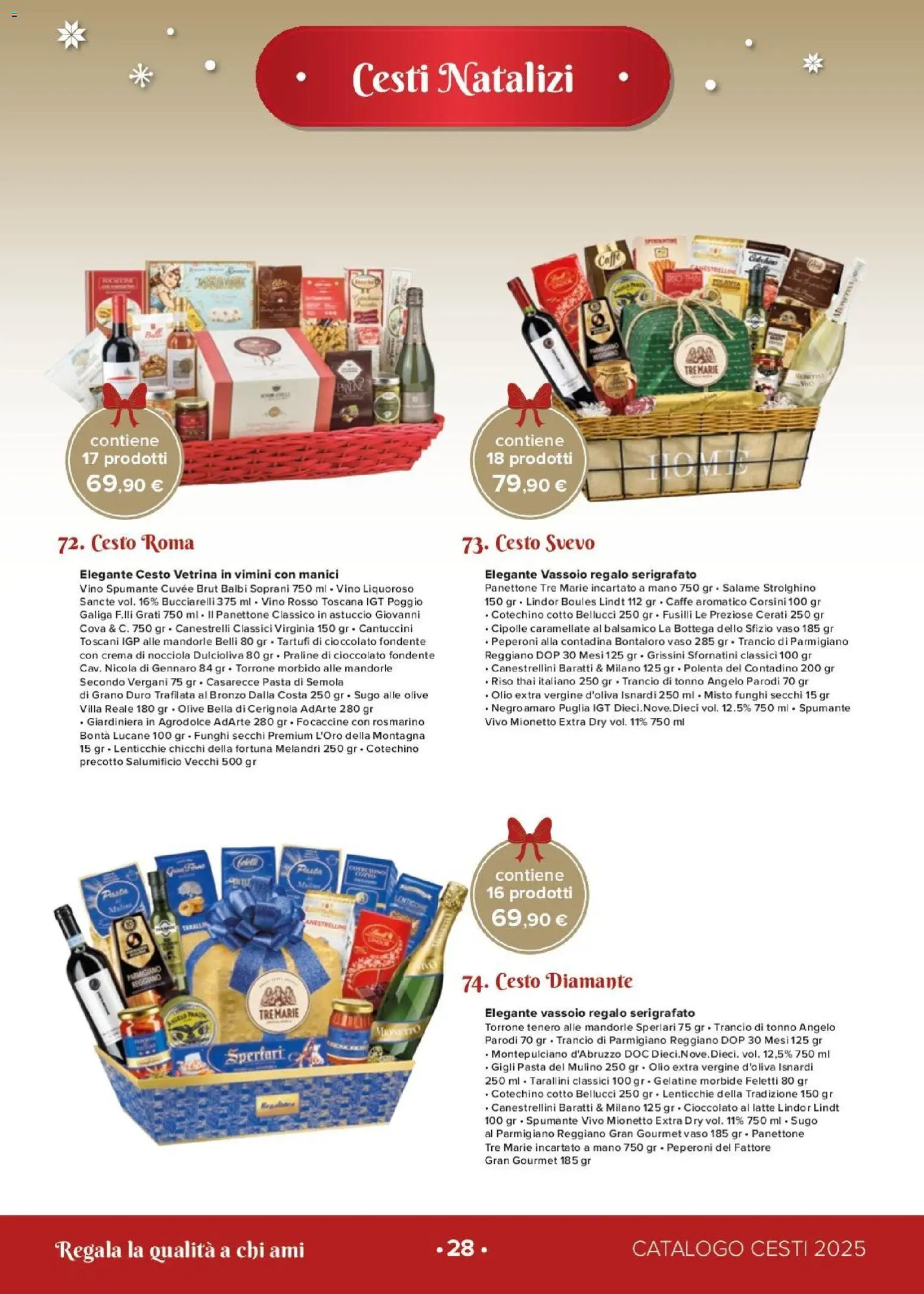 Volantino Oasi del 26.11.2025 | Pagina: 28 | Prodotti: Salame, Panettone, Vetrina, Vaso