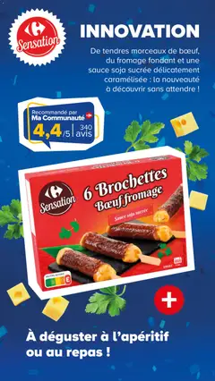 Carrefour contact - Prévisualisation de Carrefour contact Découvrez la marque carrefour sensation valide à partir de 10.02.2026 | Page: 11 | Produits: Sauce soja sucrée, Fromage