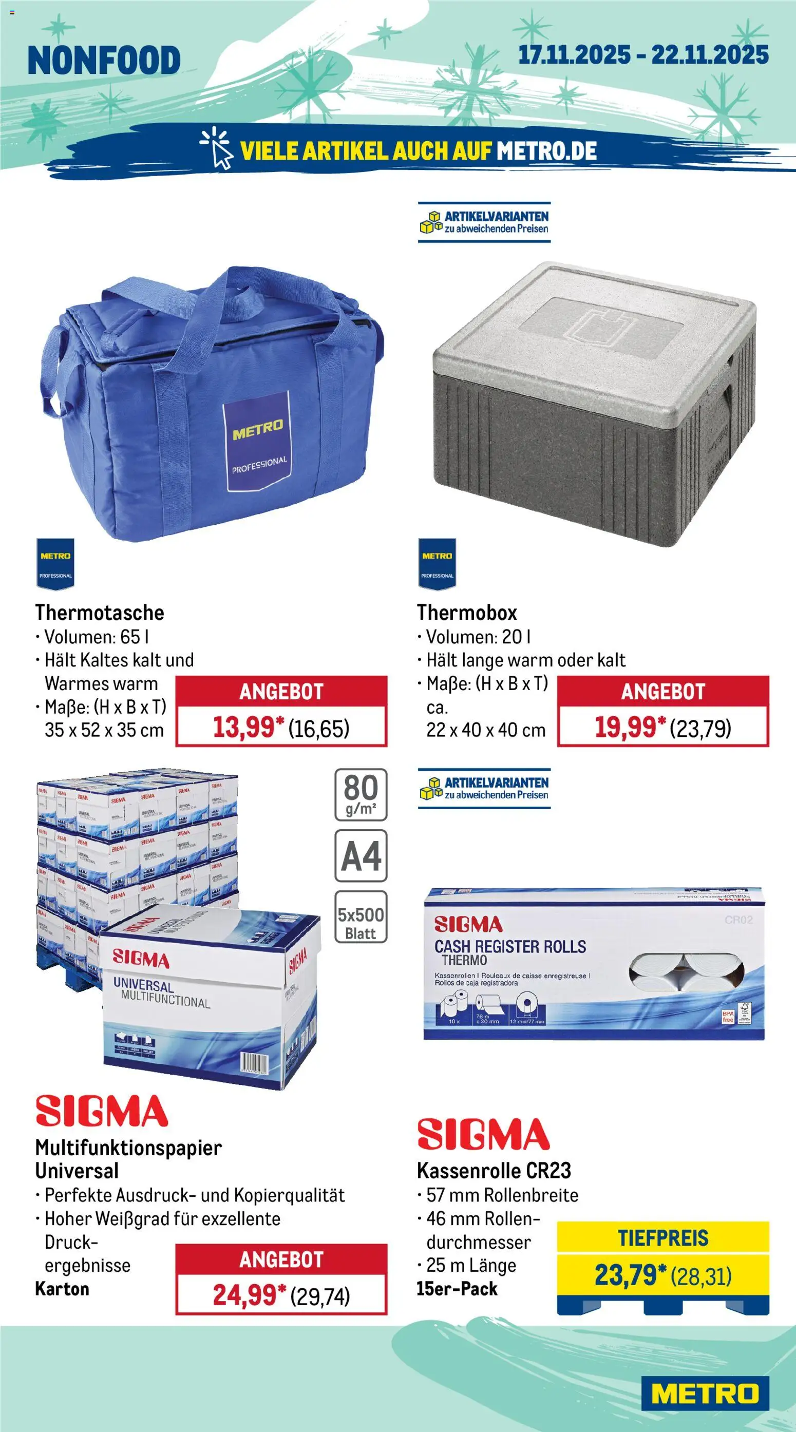 Metro Wochen-Angebote Gastro – gültig ab 17.11.2025 | Seite: 20