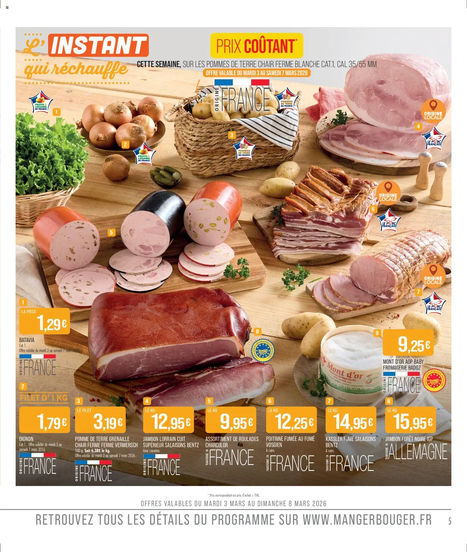 {H1} | Page: 7 | Produits: Pomme de terre, Oignon, Porc, Pommes