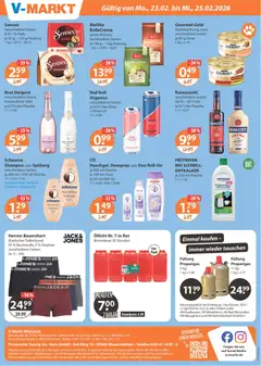 V-Markt - München ab 19.02.2026 gültig | Seite: 20 | Produkte: Red bull, Spülung, Jacke, Brut dargent