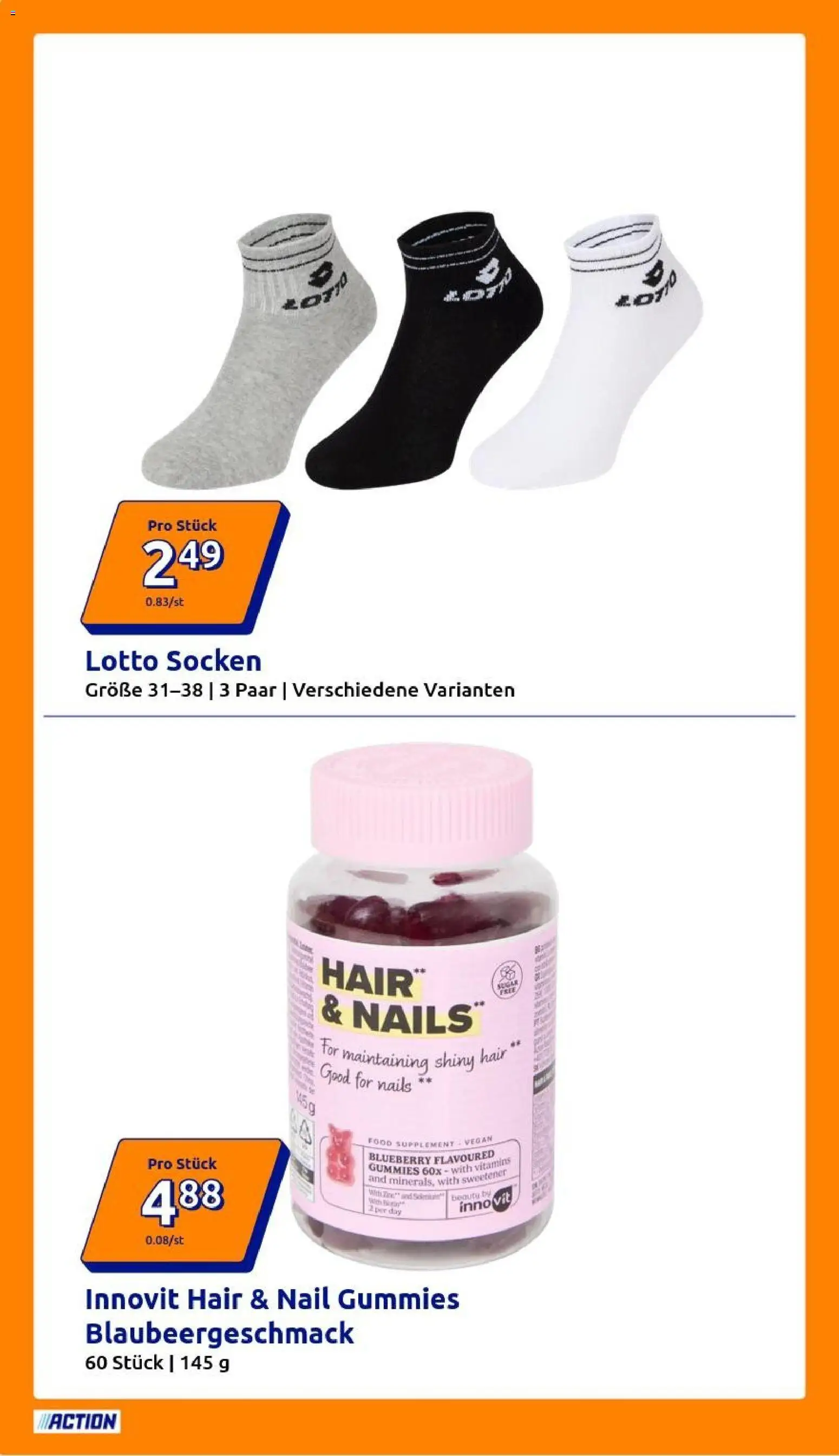 Action Prospekt – gültig ab 08.04.2026 | Seite: 22 | Produkte: Socken