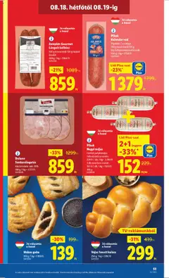 Lidl akciós ujság - amely érvényes a következő dátumtól: 14.08.2025 | Oldal: 53