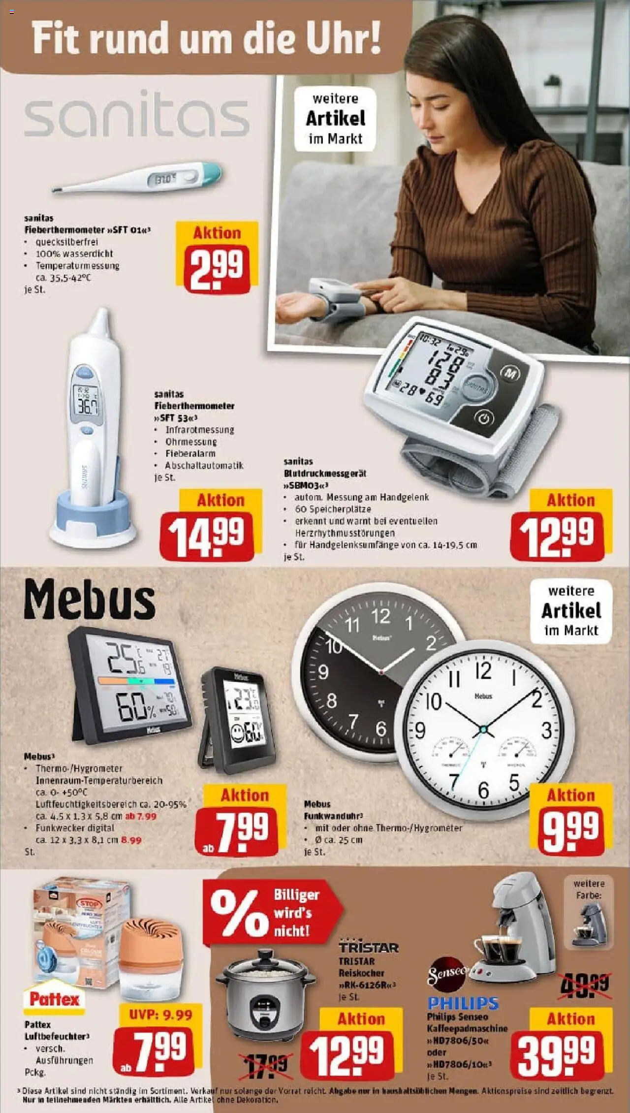Rewe prospekt Suhl	 – gültig ab 06.10.2025 | Seite: 27 | Produkte: Senseo, Thermometer, Uhr, Monitor