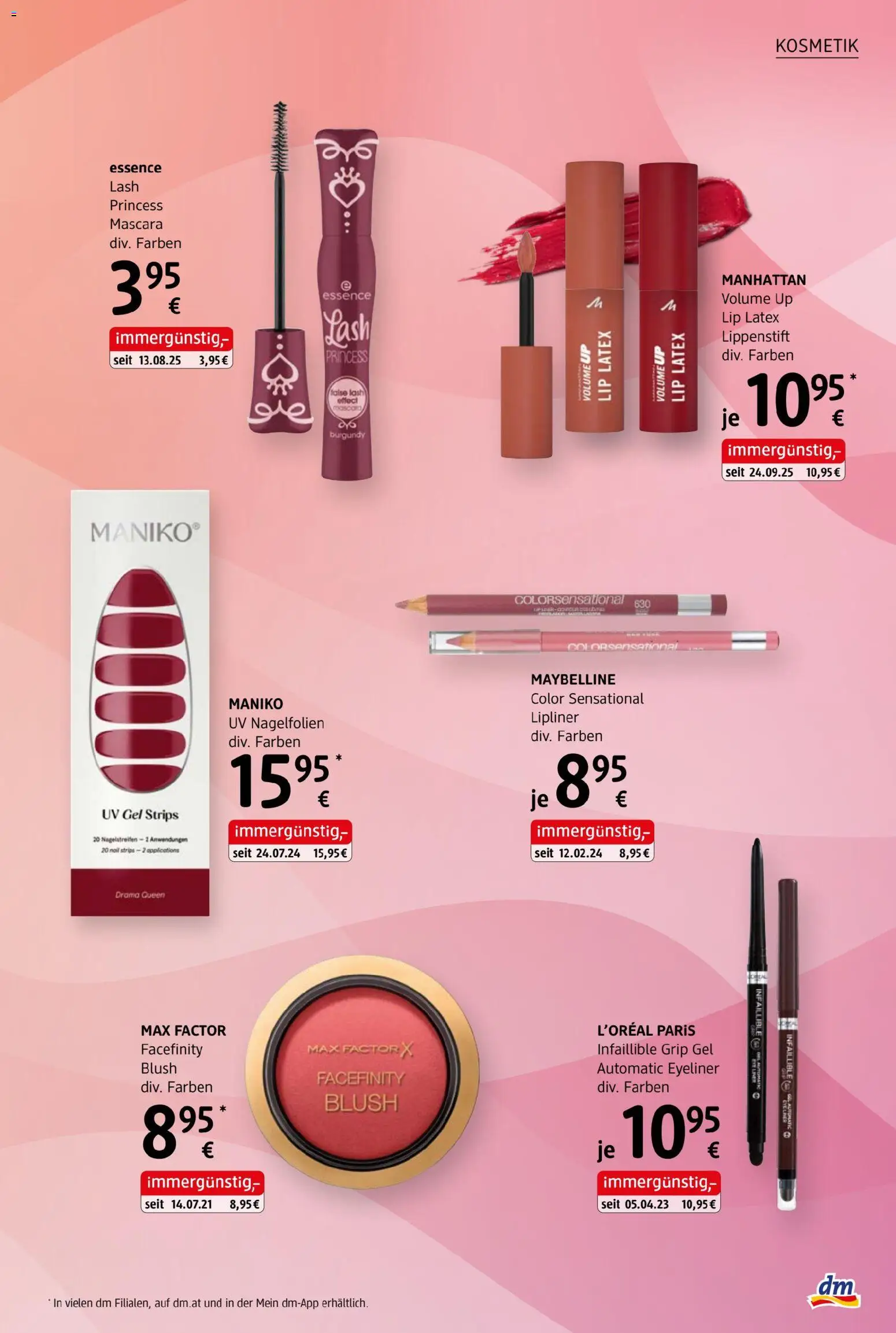 dm drogerie markt Journal Jänner 2026 gültig ab 08.01.2026 | Seite: 17 | Produkte: Eyeliner, Lippenstift