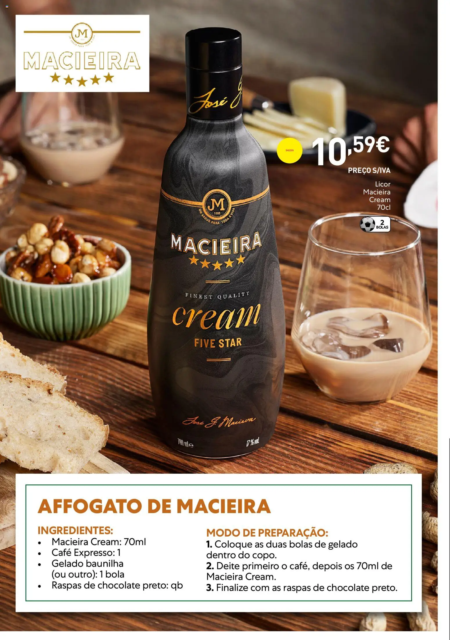 Recheio - Horeca Bons Negócios Madeira │ válido de 07.04.2026 | Página: 34 | Produtos: Licor, Gelado, Café, Chocolate