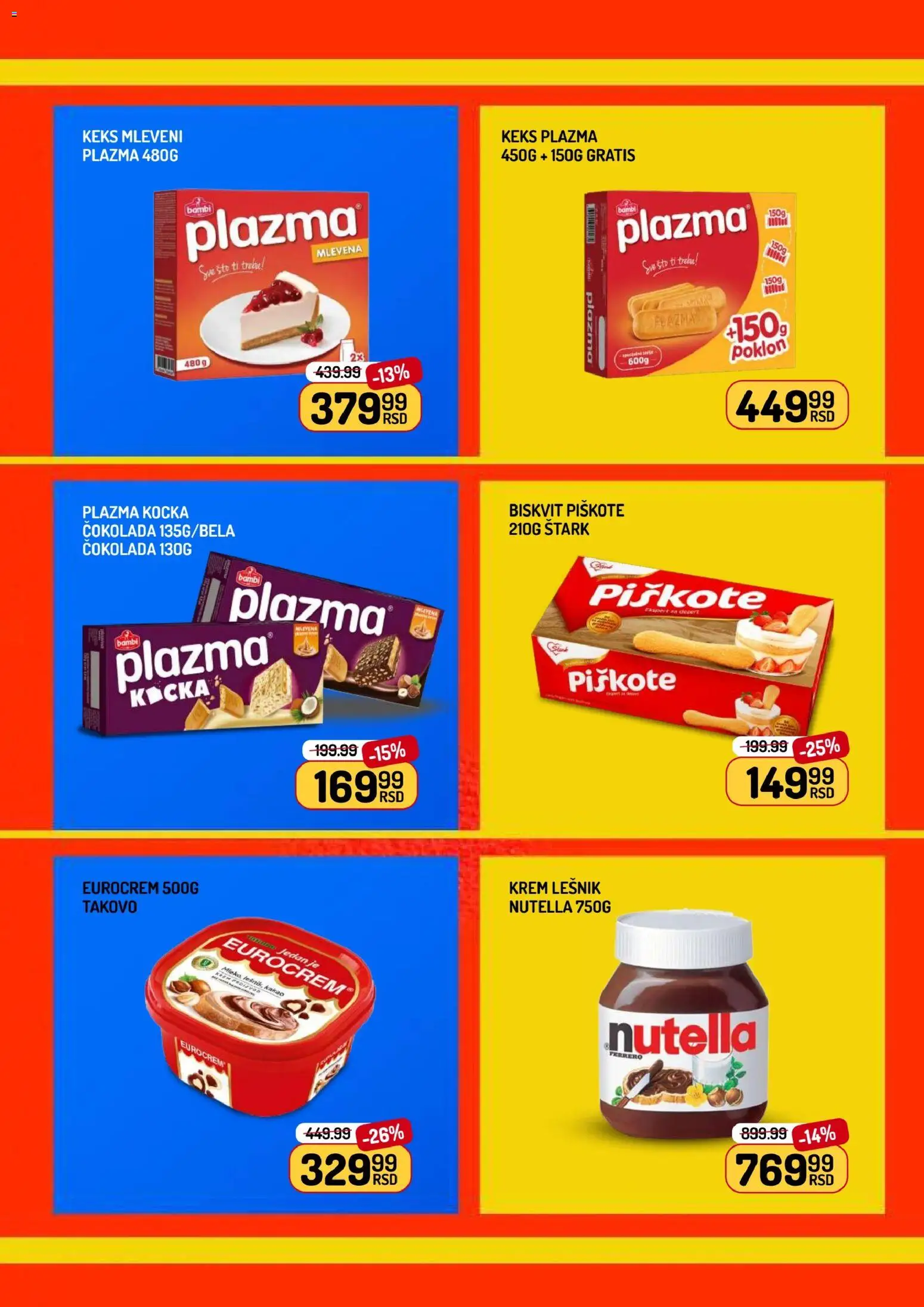 Aman katalog - važi od 24.04.2026 | Strana: 13 | Proizvode: Plazma, Lešnik, Eurocrem, Piškote