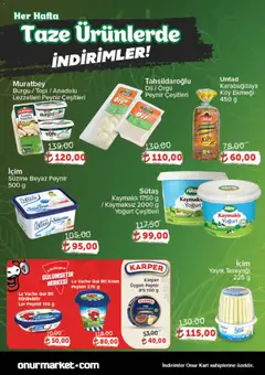 18.12.2025 tarihinden itibaren geçerli olan Onur Market kataloğu önizlemesi | Sayfa: 3