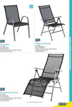 Metro Szezonális bútorok és kiegészítők - amely érvényes a következő dátumtól: 16.02.2026 | Oldal: 27