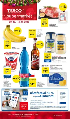 Náhled letáku Tesco leták - Supermarket od 29.10.2025