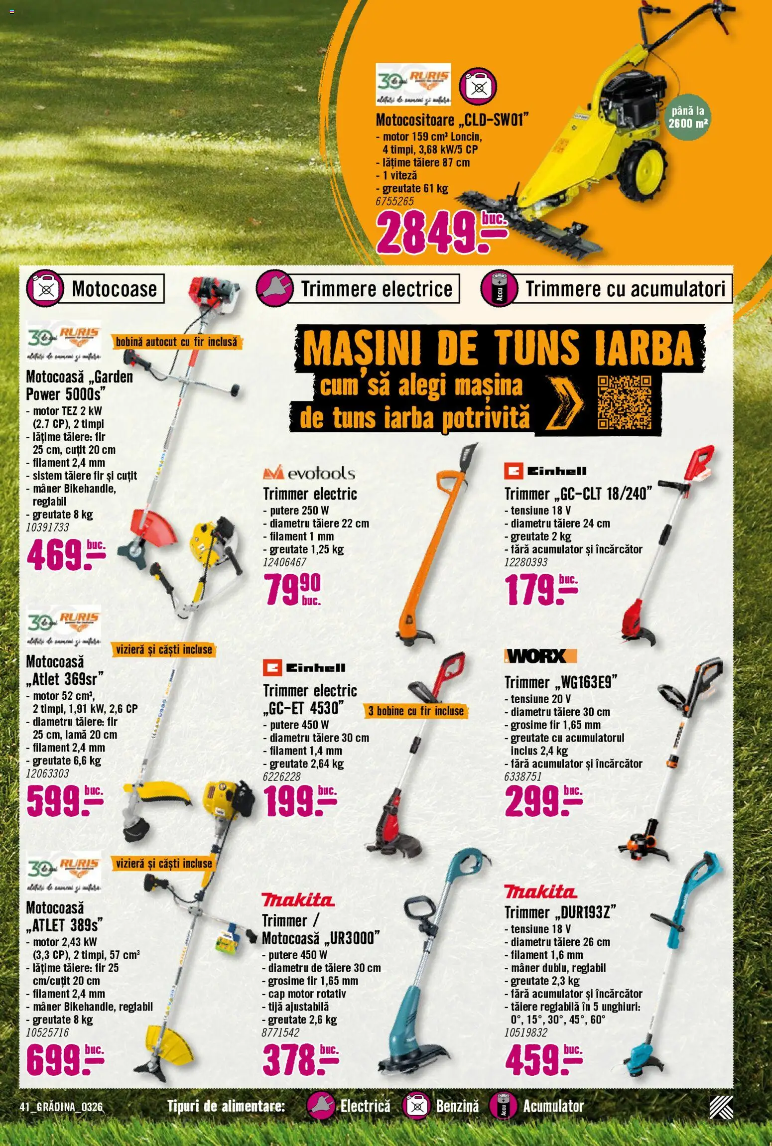 Noul catalog Hornbach – valabil de la 23.03.2026 | Pagină: 41 | Produse: Încărcător, Căști, Mâner, Cuțit