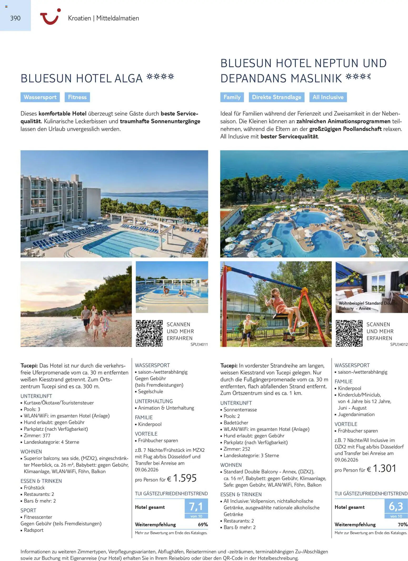 Aida  Südeuropa & Nordafrika 2026/27 – gültig ab 01.01.2026 | Seite: 390 | Produkte: Klimaanlage, Babybett