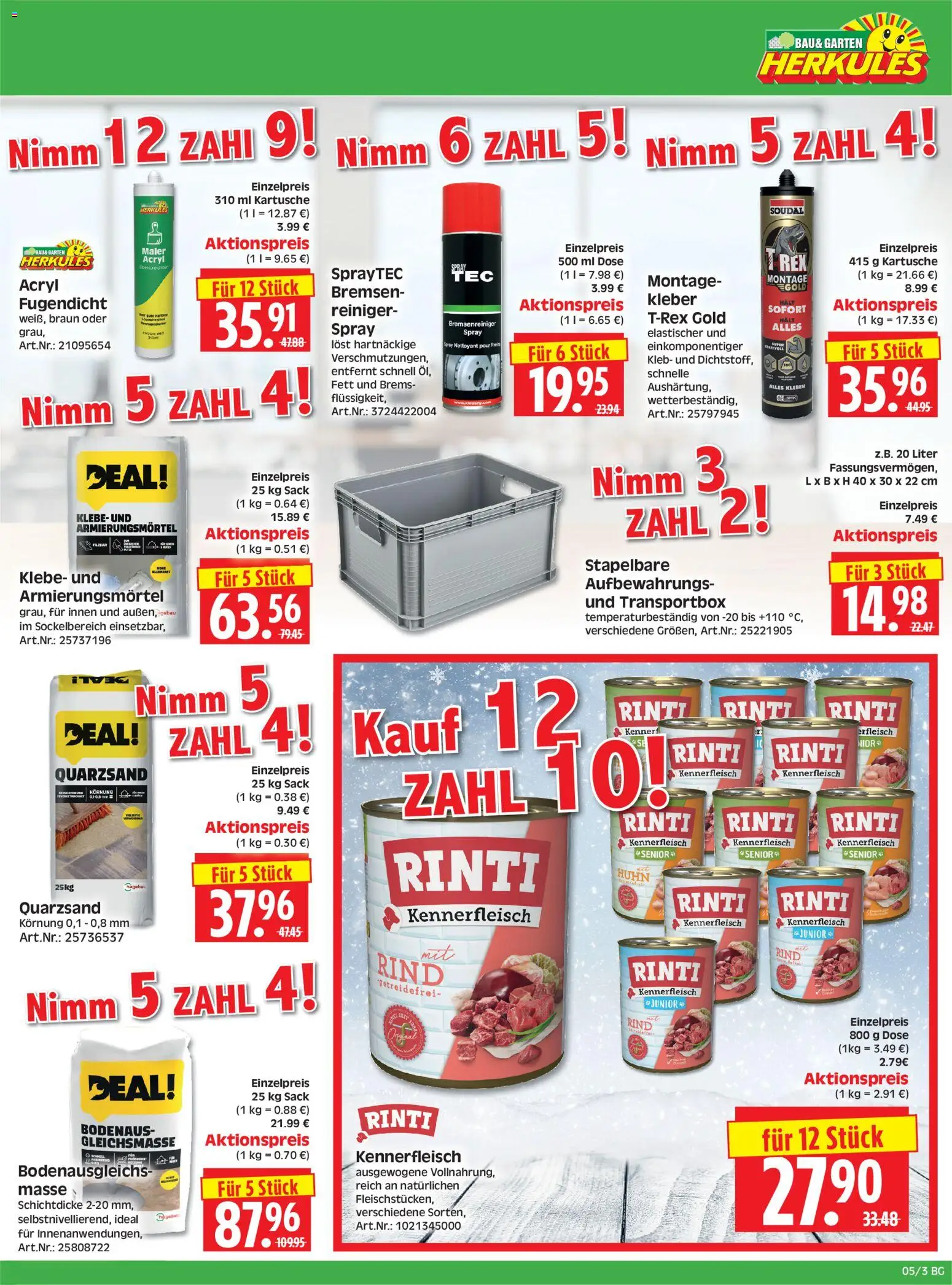 HERKULES Bau & Garten – gültig ab 26.01.2026 | Seite: 3