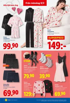 Lidl - Gäller 9/2-15/2 i din butik - Förhandsvisning av reklamblad från butik Lidl aktuell från 09.02.2026 | Sida: 17 | Produkter: Stickad tröja, Tröja, Strumpor, Set