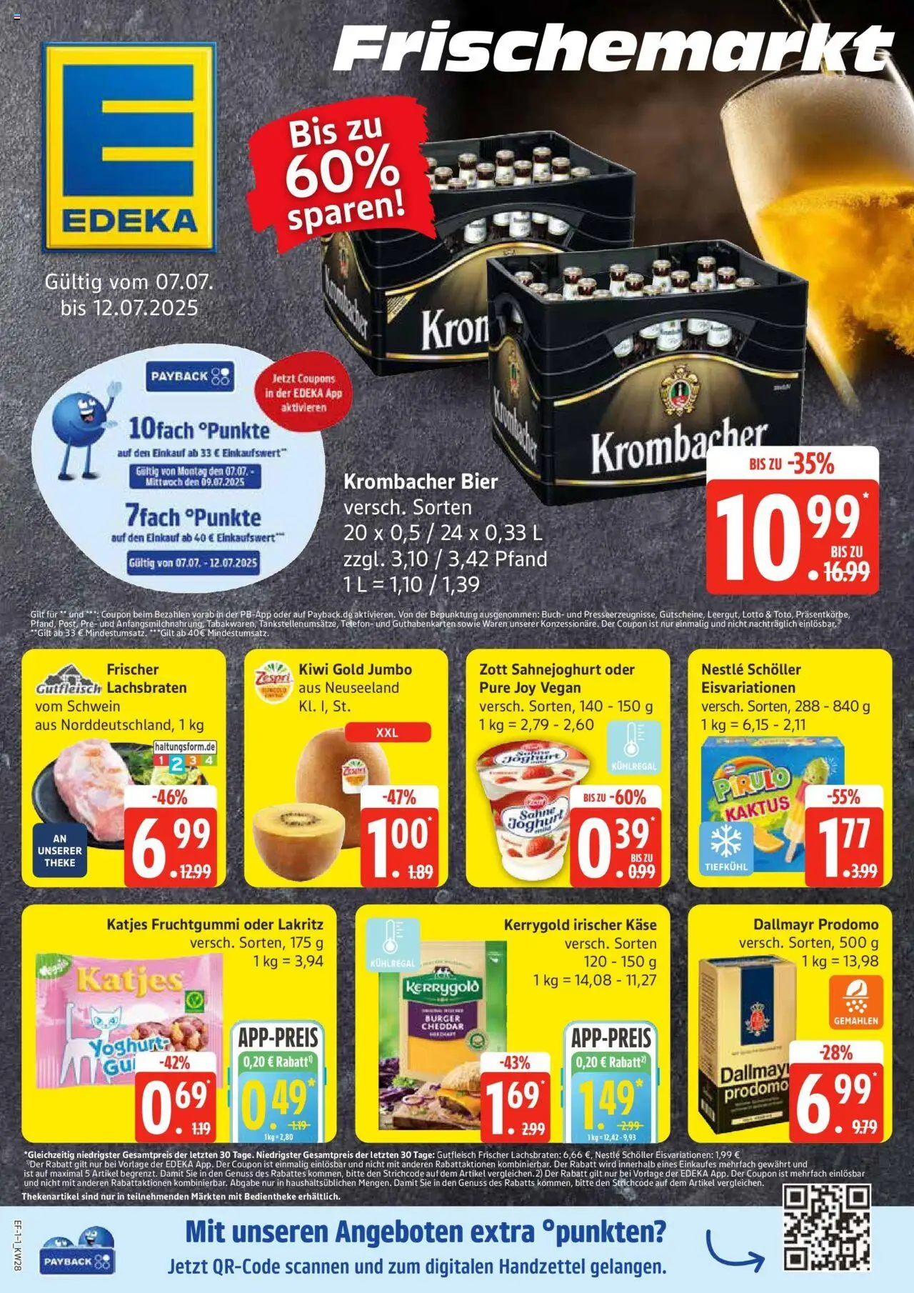 Edeka prospekt Hamburg	 - gültig ab dem 06.07.2025 | Seite: 1 | Produkte: Käse, Theke, Dallmayr prodomo, Sahne