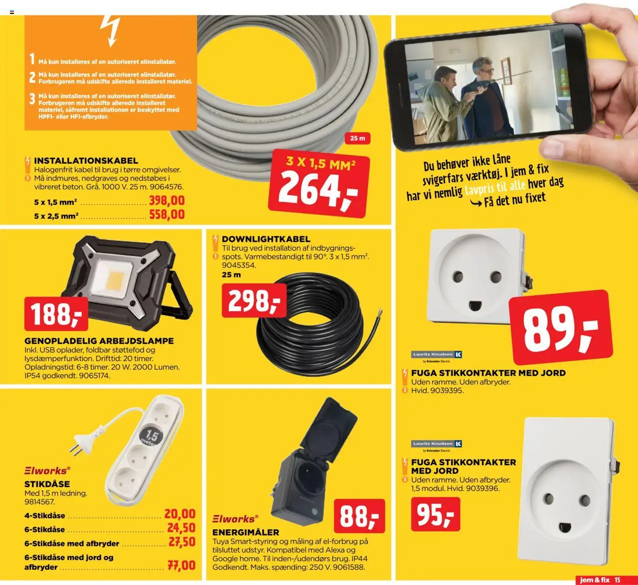 Jem & fix Tilbudsavis gyldig fra 10.08.2025 | Side: 15 | Produkter: USB, Maling, Kabel