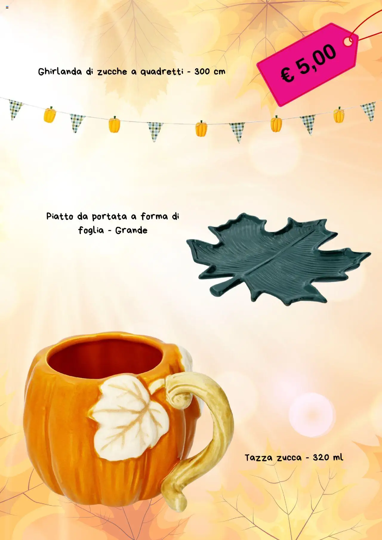 Volantino Flying Tiger del 12.09.2025 | Pagina: 5 | Prodotti: Zucca, Piatto