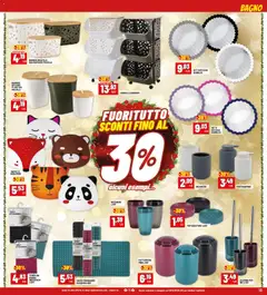 Anteprima del volantino Volantino RisparmioCasa	 valido a partire dal 22.12.2025 | Pagina: 13 | Prodotti: Carrello, Pattumiera, Bagno, Tappeto