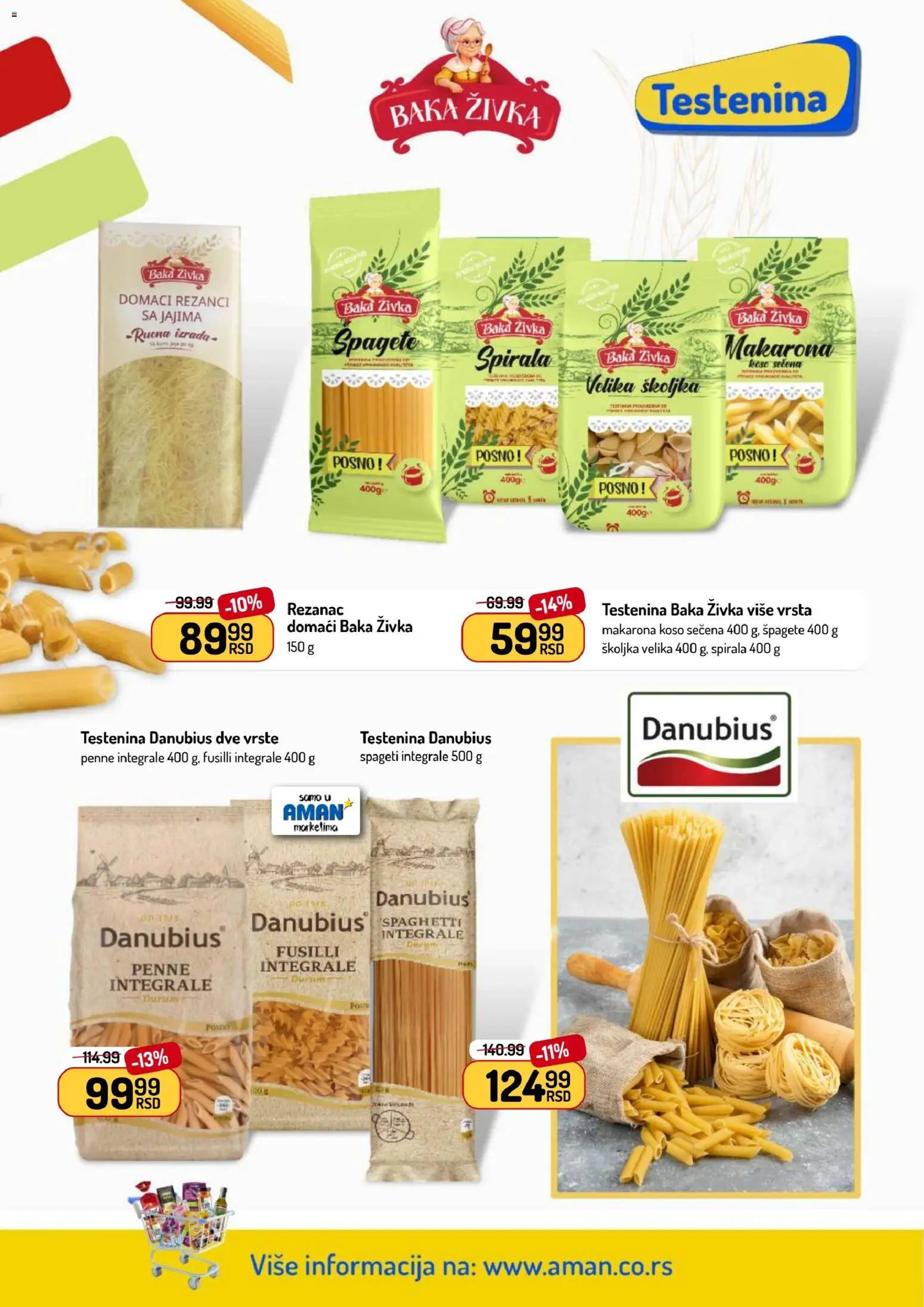 Aman katalog - važi od 16.03.2026 | Strana: 26 | Proizvode: Testenina, Špageti