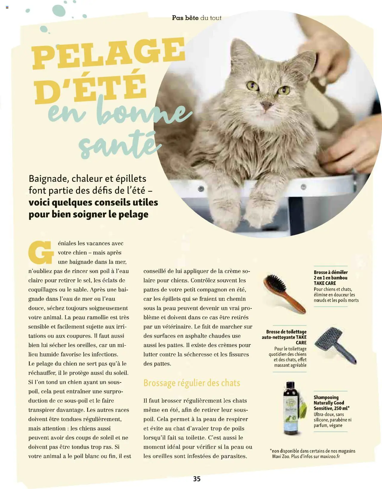  | Page: 35 | Produits: Mais, Shampooing, Brosse, Crème