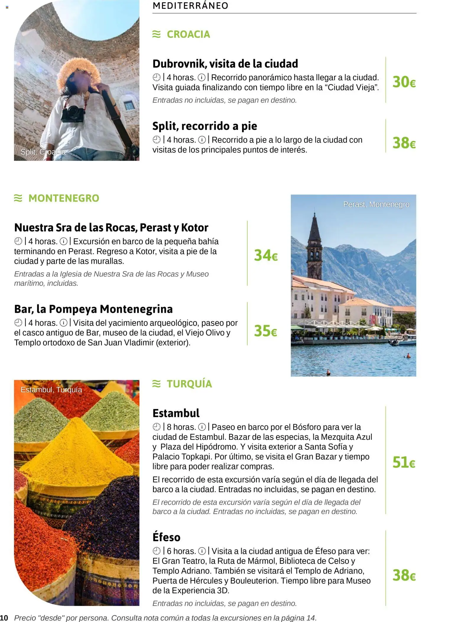 Viajes El Corte Inglés Excursiones Cruceros │ válido desde el 18.03.2026 | Página: 10 | Productos: Biblioteca
