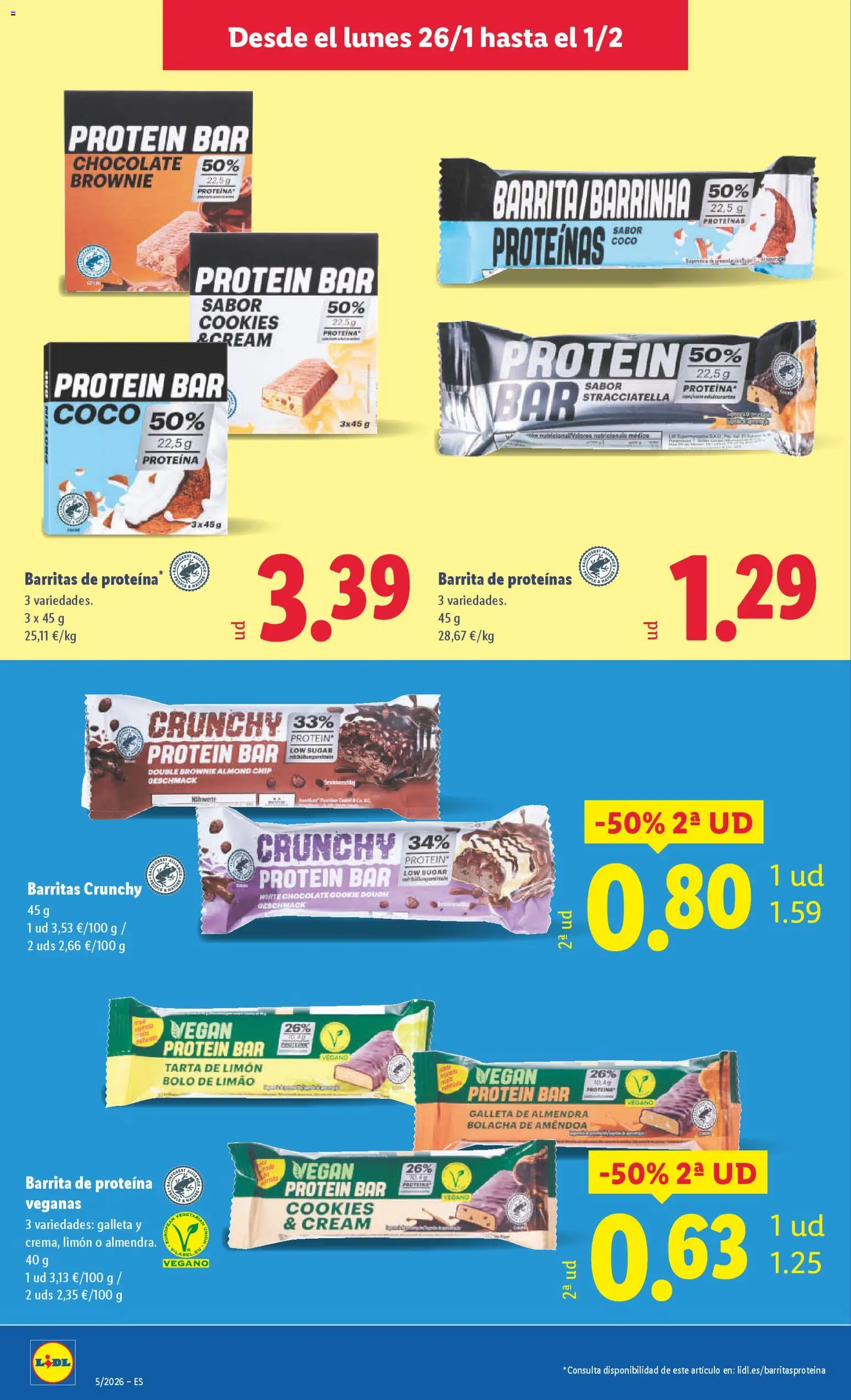 Lidl folleto │ válido desde el 26.01.2026 | Página: 22 | Productos: Chocolate, Τυρόπιτα
