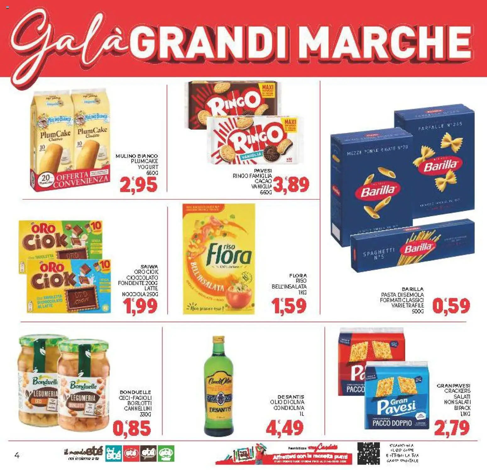 Volantino Eté del 29.04.2026 | Pagina: 4 | Prodotti: Cannellini, Pasta, Plumcake, Penne