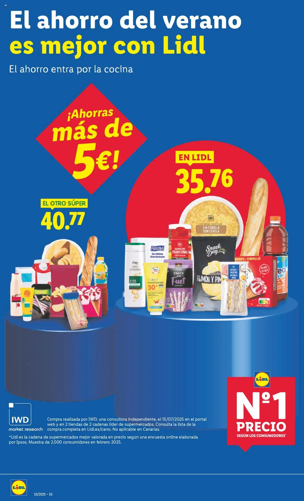Lidl catálogo VAL │ válido desde el 11.08.2025 | Página: 2 | Productos: Παγωμένο τσάι, Gazpacho, Cocina