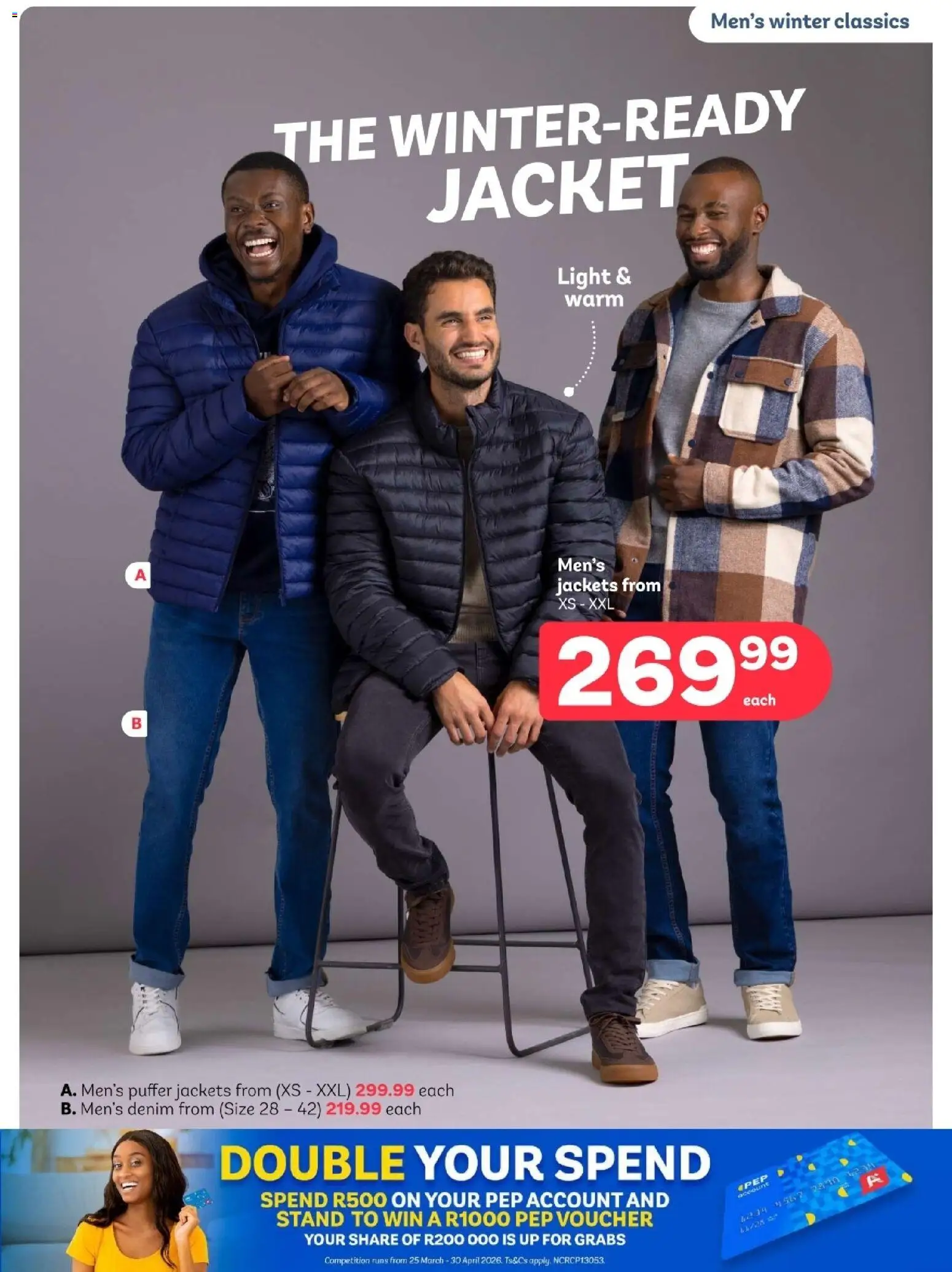 New PEP Stores catalogue – valid from 25.03.2026 | Page: 4 | Products: Jacket, Jackets, Light